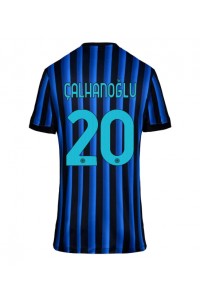 Inter Milan Hakan Calhanoglu #20 Voetbaltruitje Thuis tenue Dames 2025-26 Korte Mouw